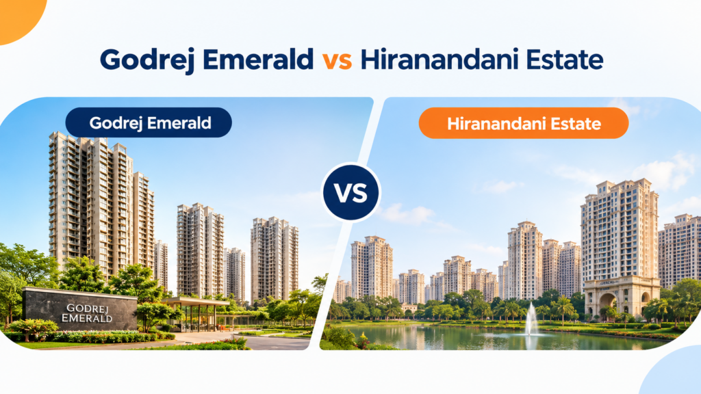 Godrej Emerald vs Hiranandani Estate